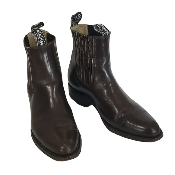 Armenta Ankle Boots Men's 9.5 D Brown Leather Botines Ma Armenta Mexico - Picture 1 of 14